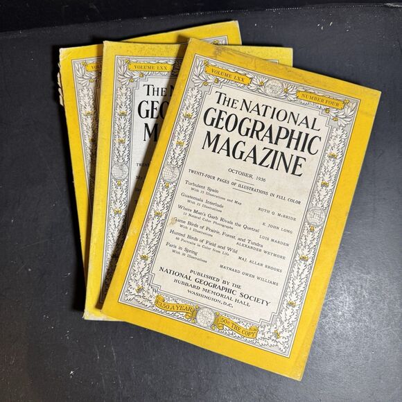 National Geographic 1936 [Book 226] - Picture 1 of 7